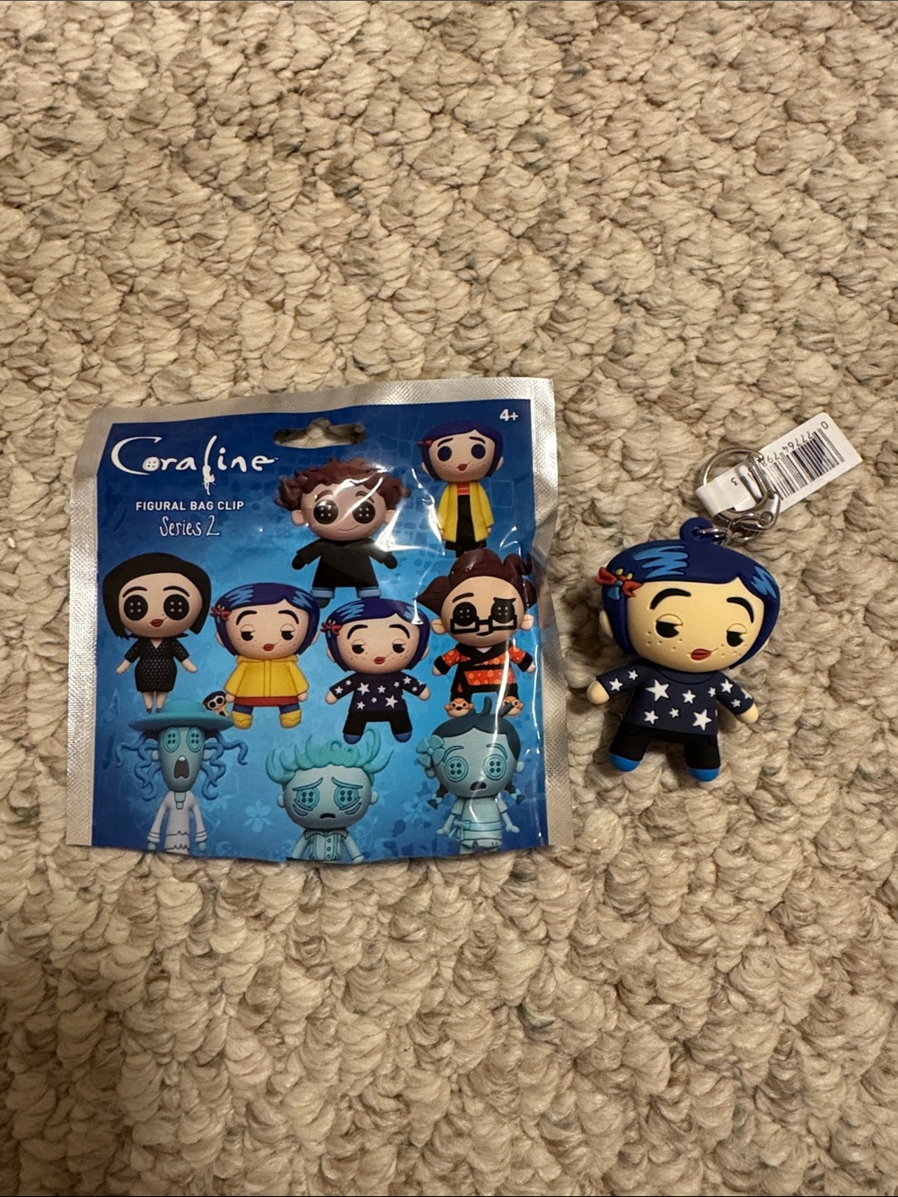 Coraline Bag Clip Series 2 (Coraline in Star Sweater)